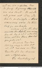 Nachlass Franz Steindachner, Brief von F. Andrian an Franz Steindachner (27.06.1906), Inv.Nr. 11.02, Seite 3